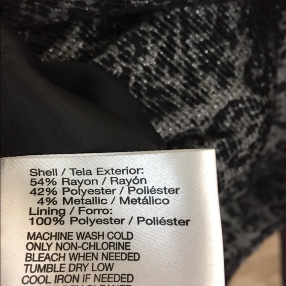 SALE
 Adrienne Vittadini Brocade Ruffle Dress E19 - Picture 8 of 8